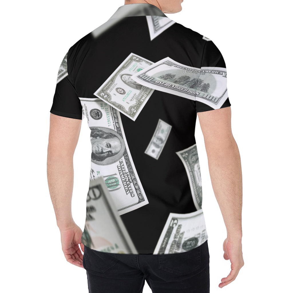 Flying USD Print Men's Shirt