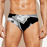 Flying USD Print Men's Swim Briefs