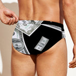 Flying USD Print Men's Swim Briefs