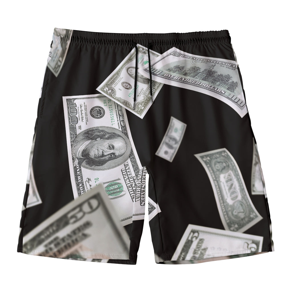 Flying USD Print Men's Swim Trunks