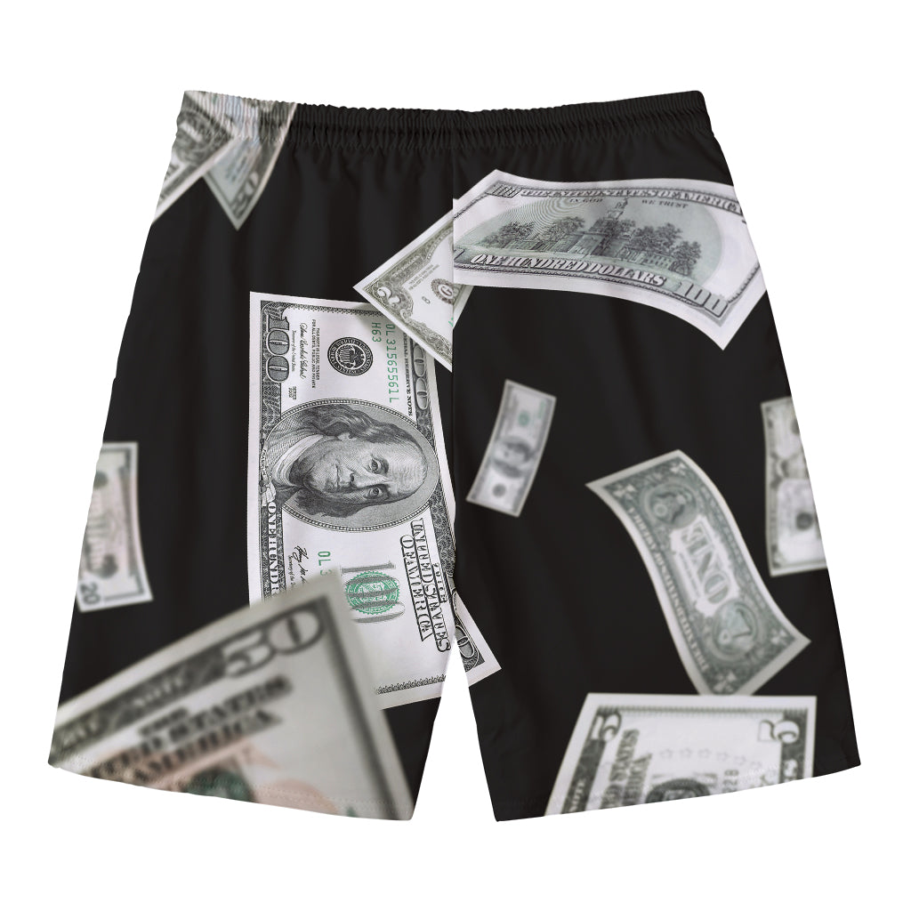 Flying USD Print Men's Swim Trunks