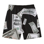 Flying USD Print Men's Swim Trunks