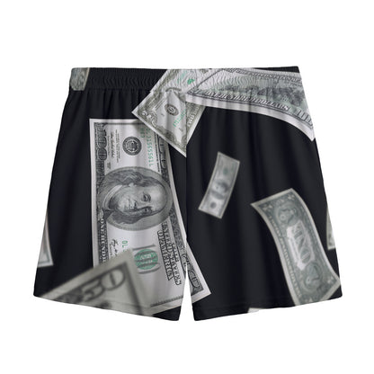 Flying USD Print Mesh Shorts