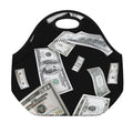 Flying USD Print Neoprene Lunch Bag
