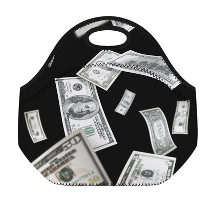 Flying USD Print Neoprene Lunch Bag