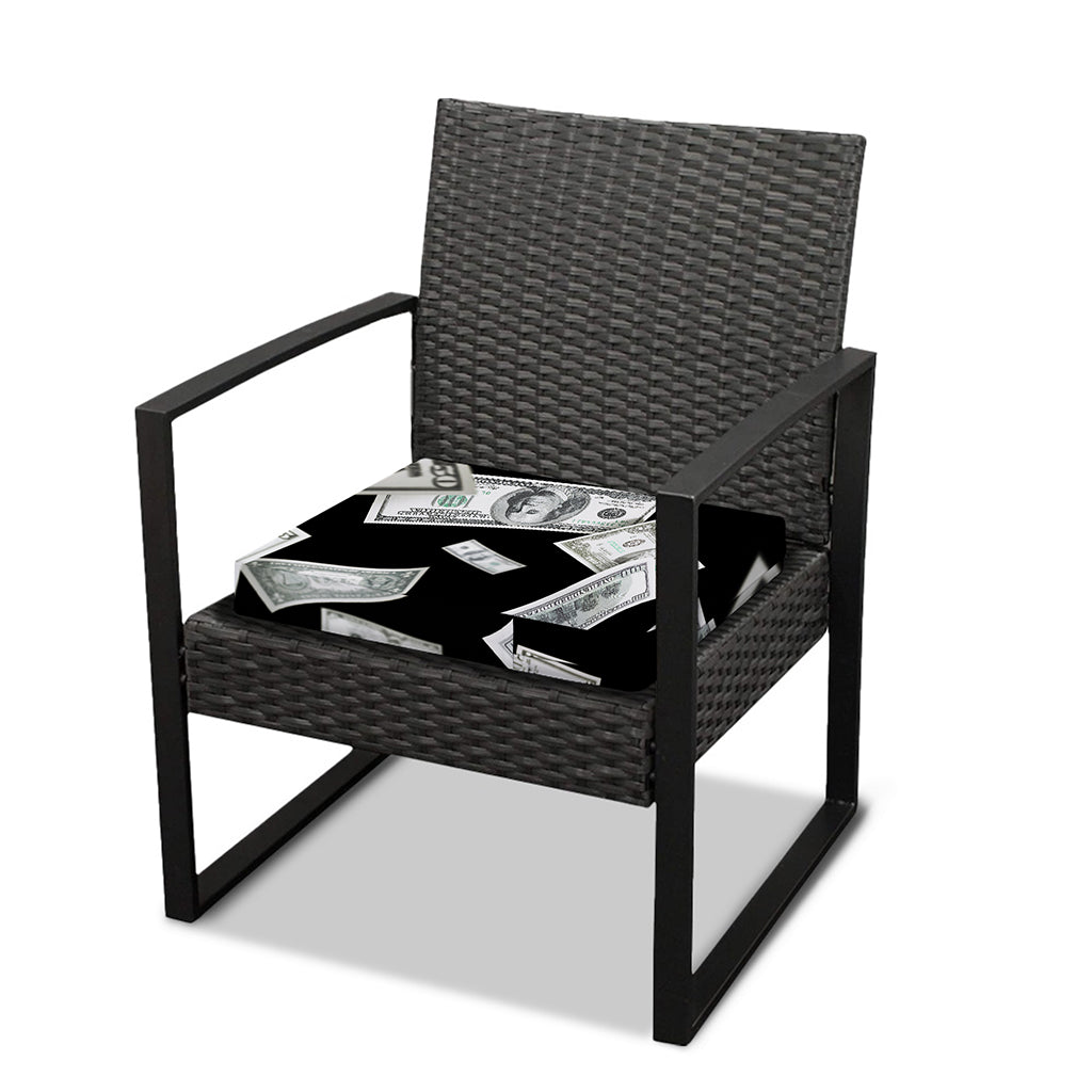 Flying USD Print Outdoor Seat Cushion Cover