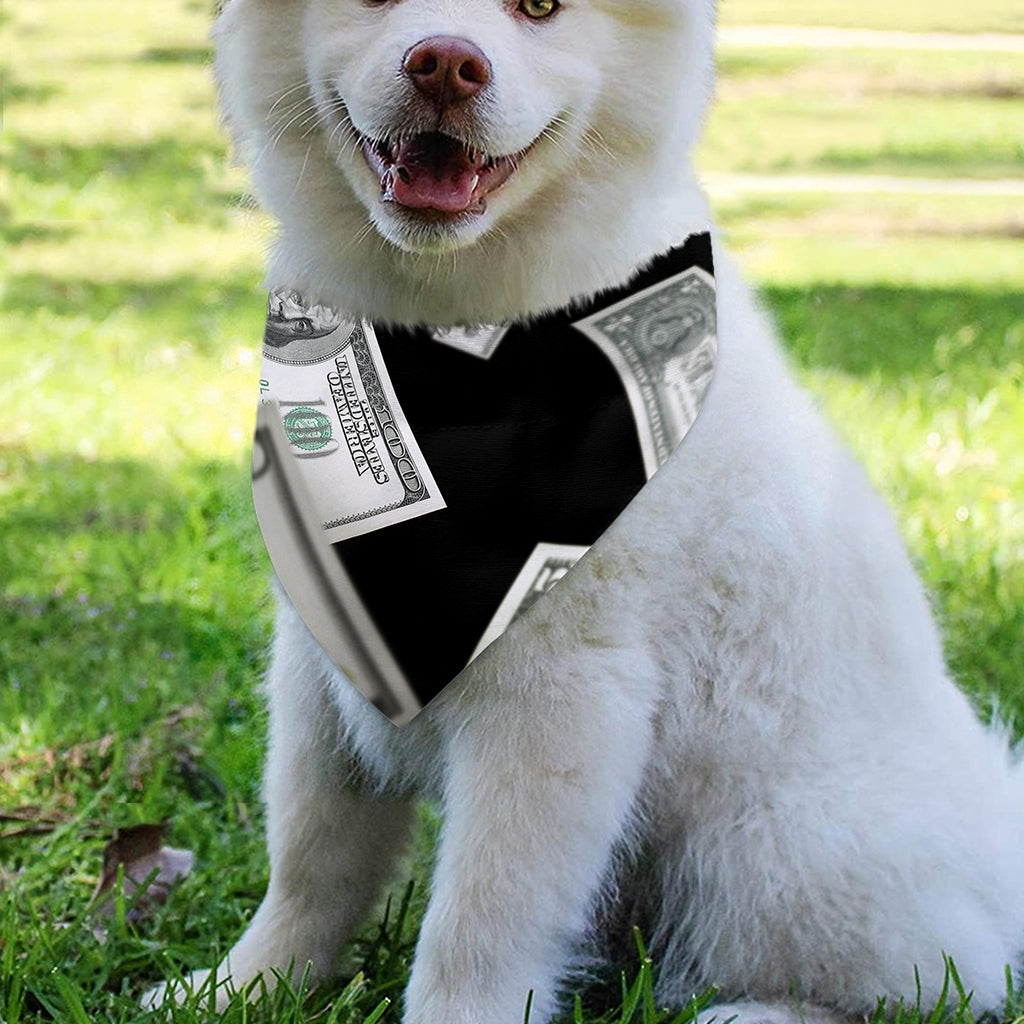 Flying USD Print Over The Collar Dog Bandana