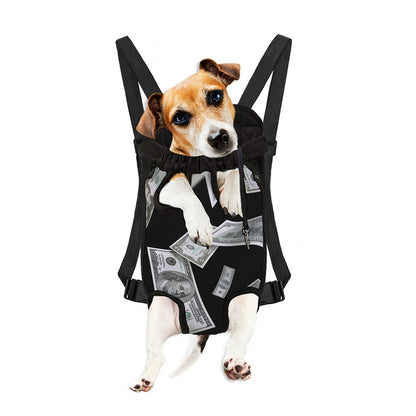 Flying USD Print Pet Carrier Backpack