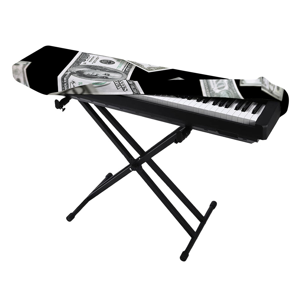 Flying USD Print Piano Keyboard Cover