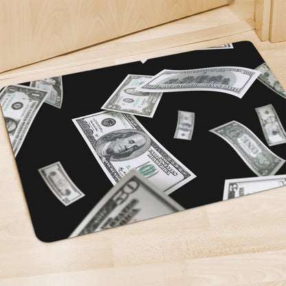 Flying USD Print Polyester Doormat
