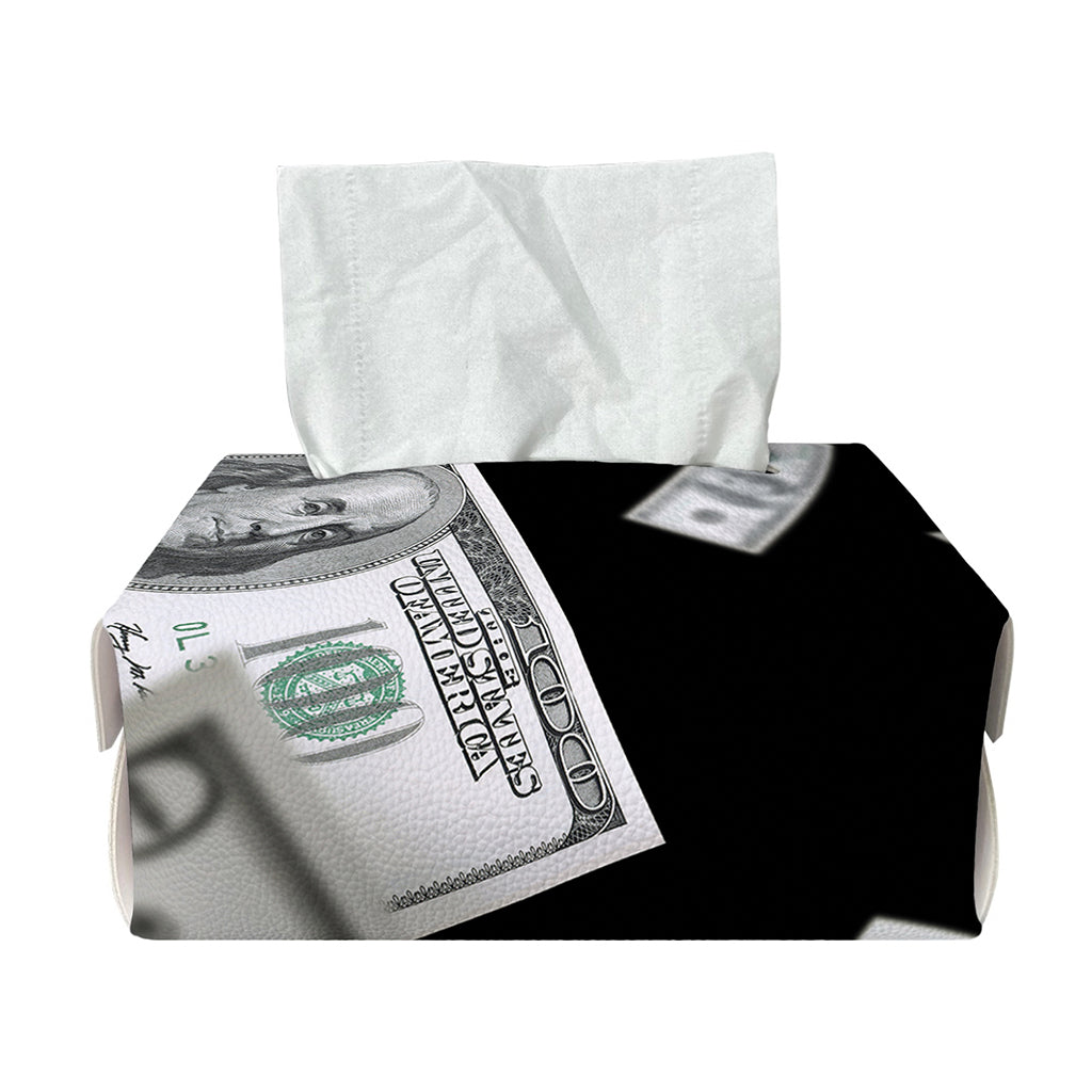 Flying USD Print Rectangle Tissue Box Cover