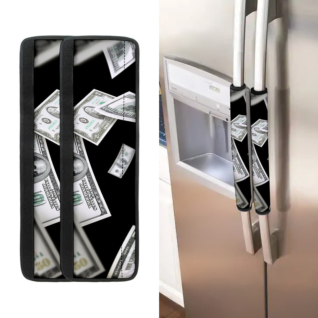 Flying USD Print Refrigerator Handle Covers