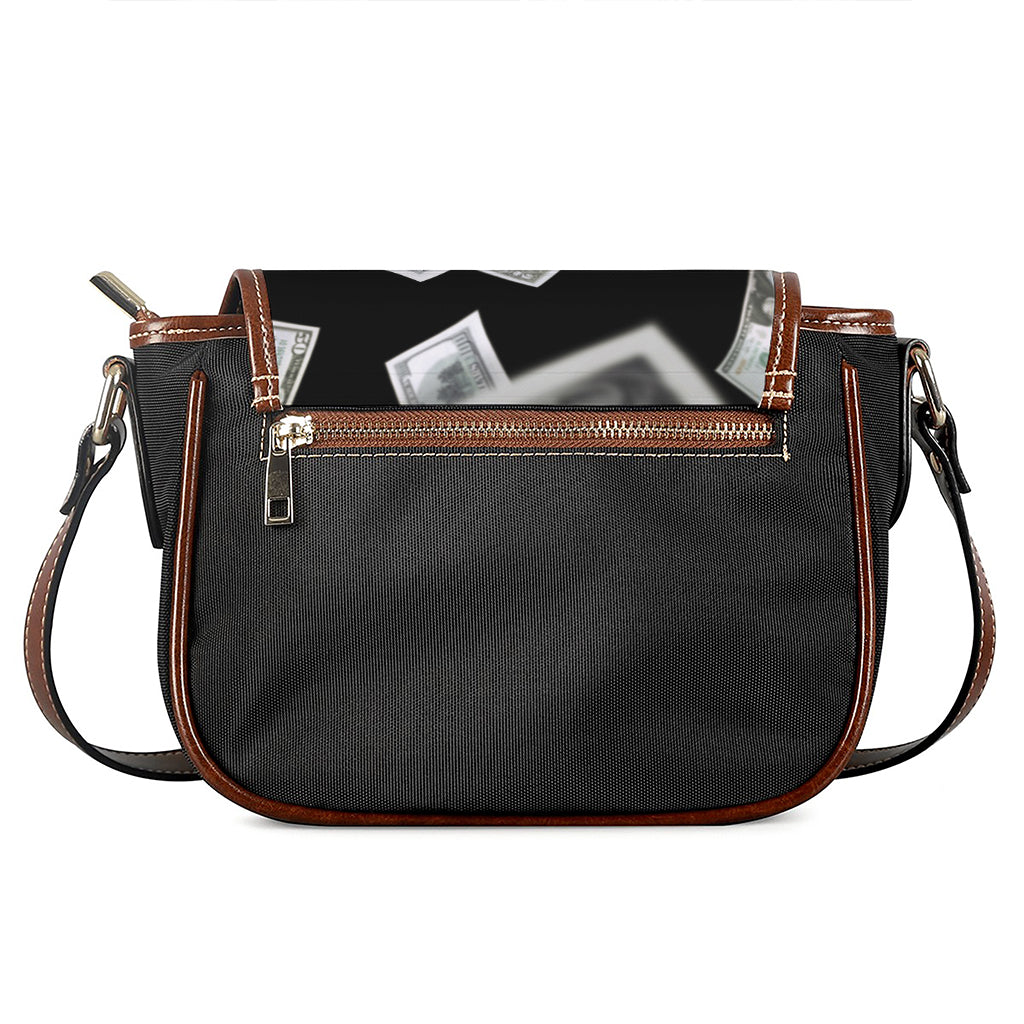 Flying USD Print Saddle Bag