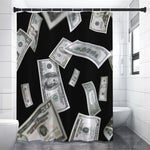 Flying USD Print Shower Curtain