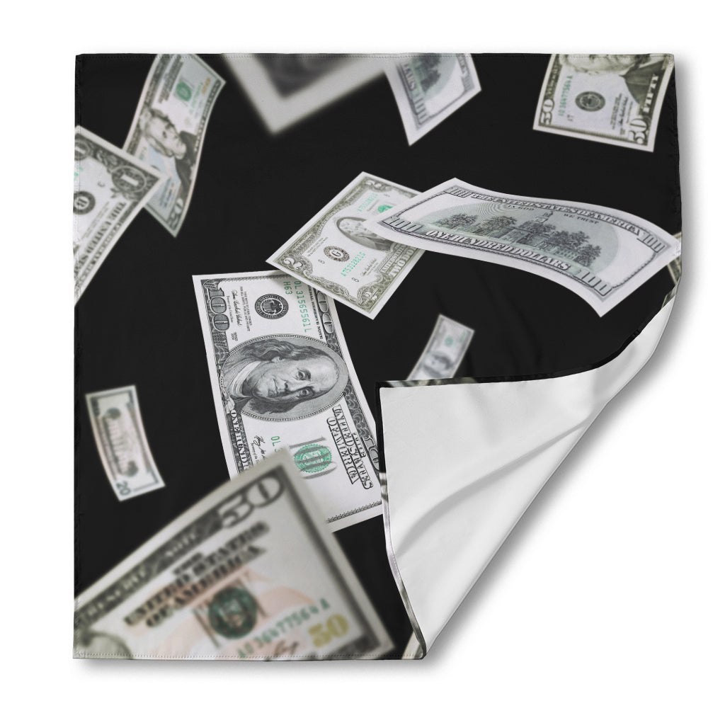 Flying USD Print Silk Bandana
