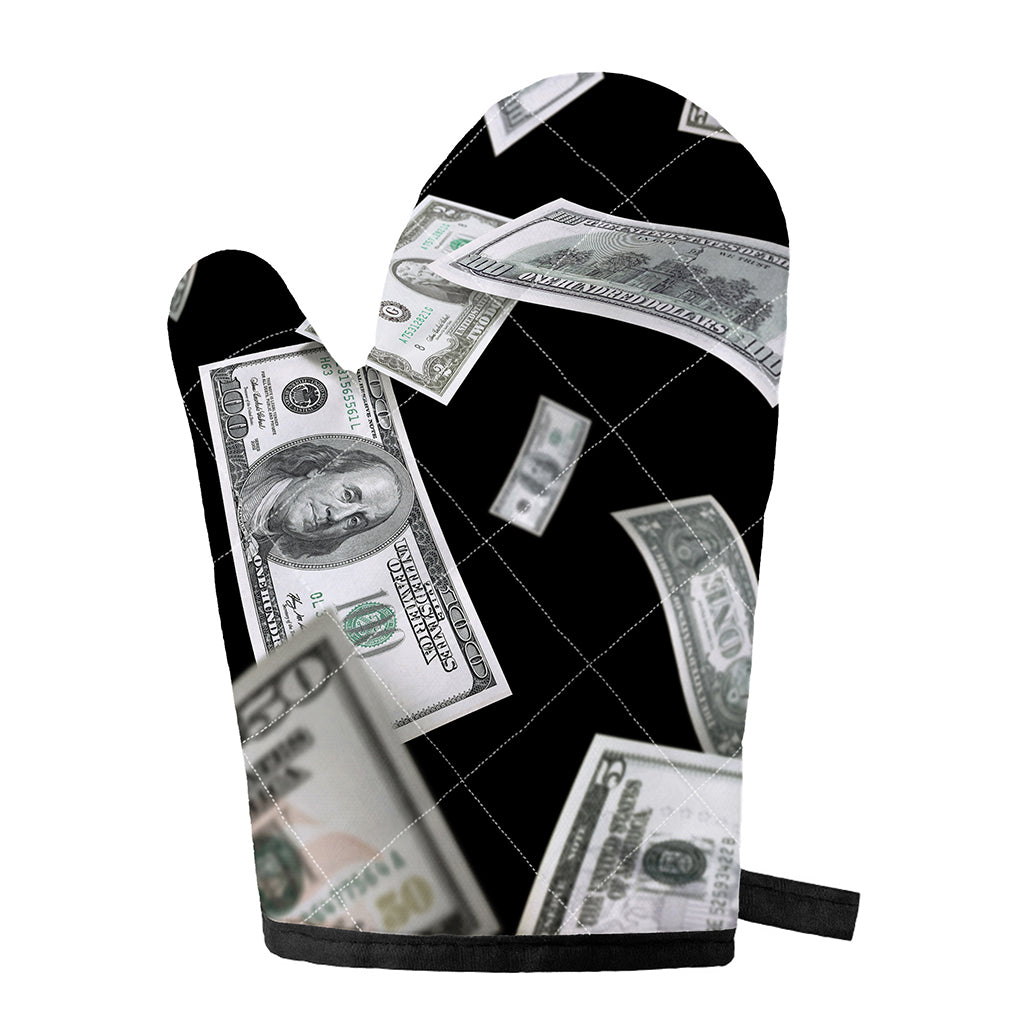 Flying USD Print Single Oven Mitt