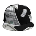 Flying USD Print Snapback Cap