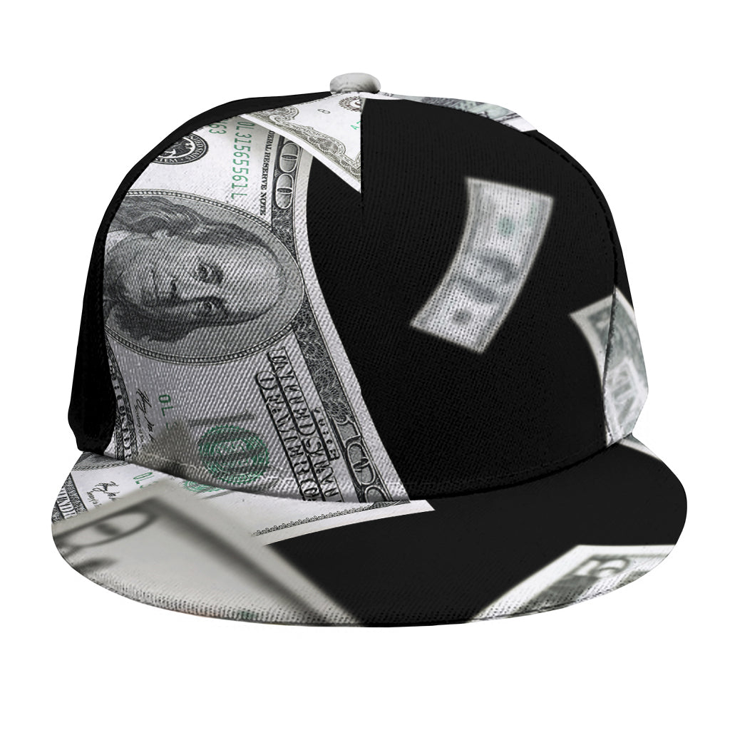 Flying USD Print Snapback Cap