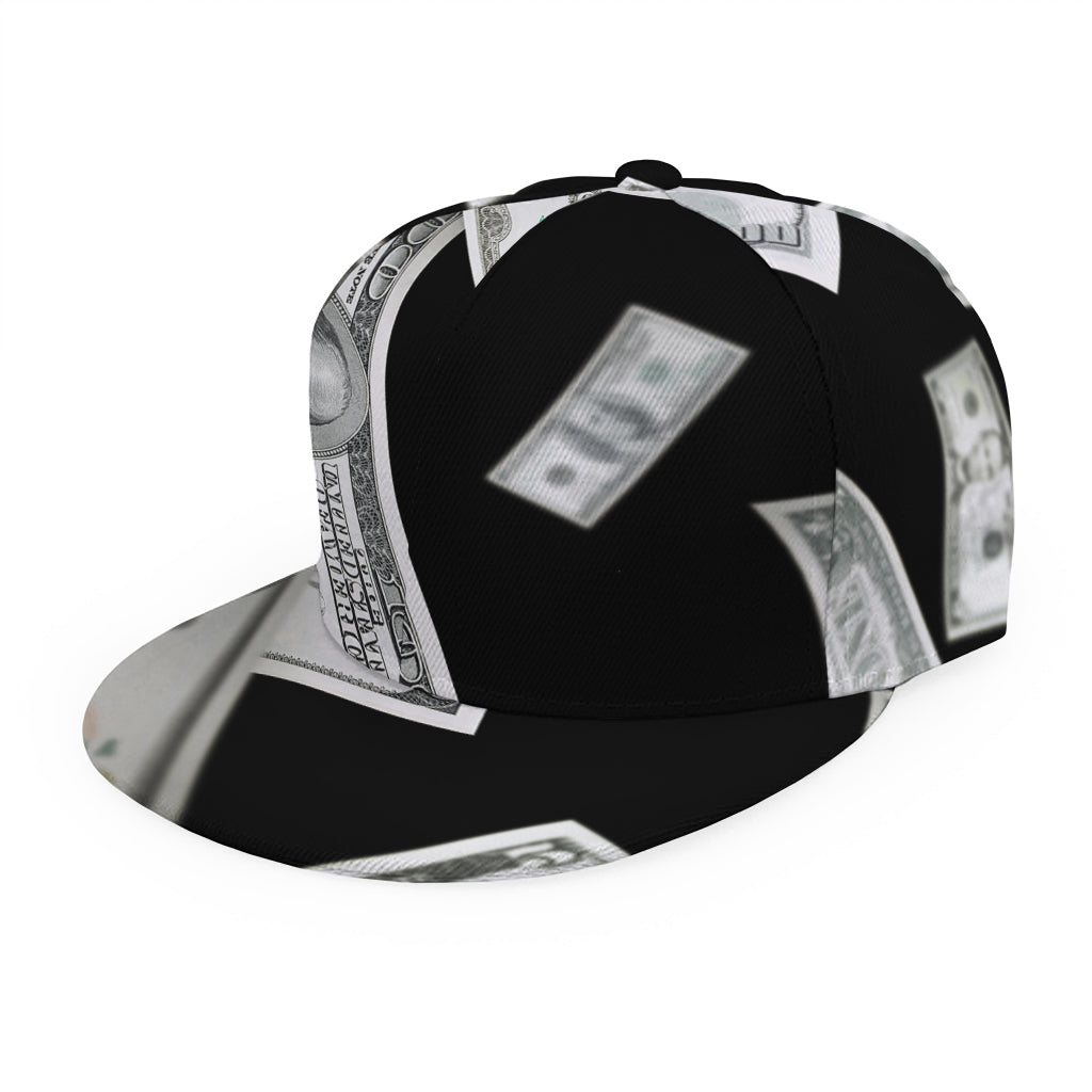 Flying USD Print Snapback Cap