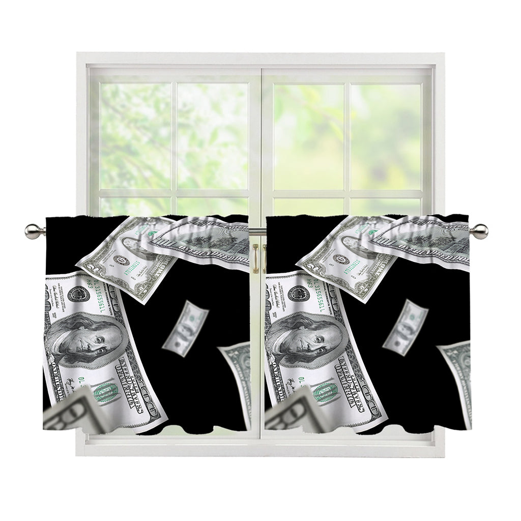 Flying USD Print Tier Curtains