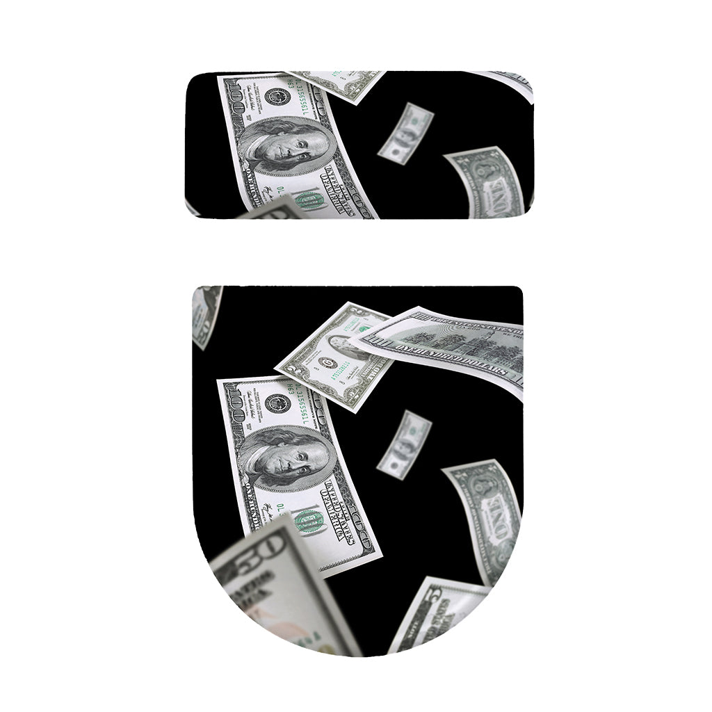 Flying USD Print Toilet Lid And Tank Cover Set