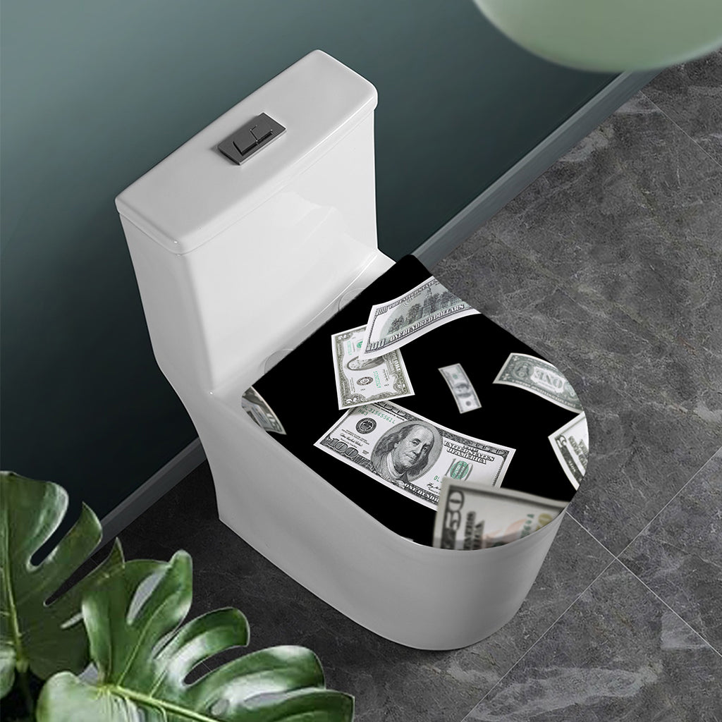 Flying USD Print Toilet Lid Cover