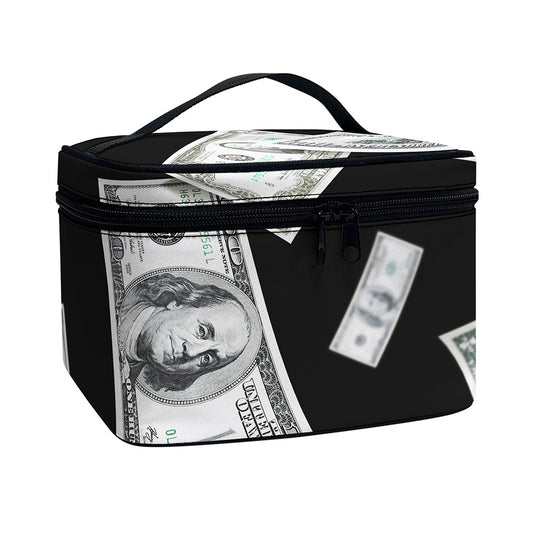 Flying USD Print Travel Makeup Bag