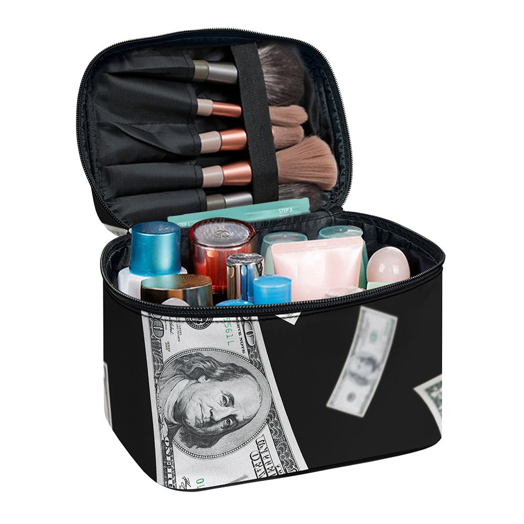 Flying USD Print Travel Makeup Bag