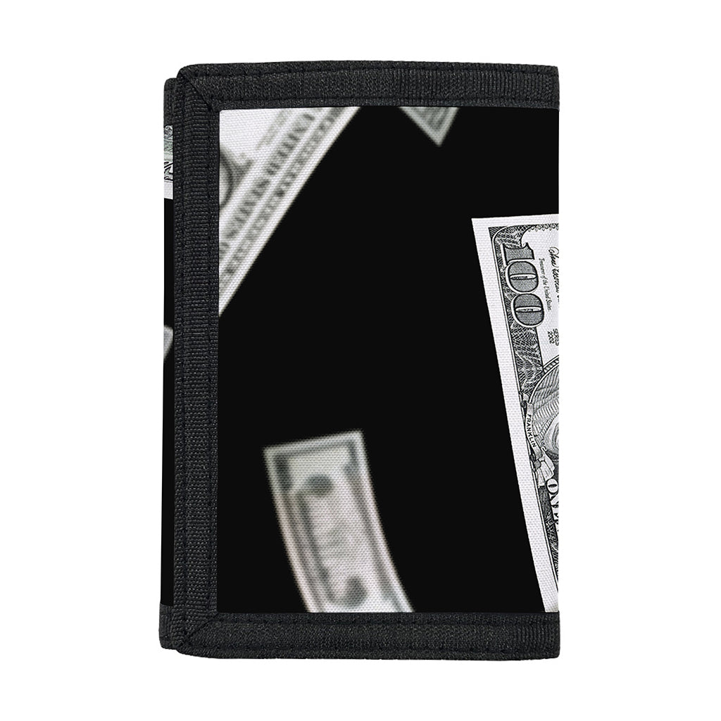 Flying USD Print Trifold Wallet