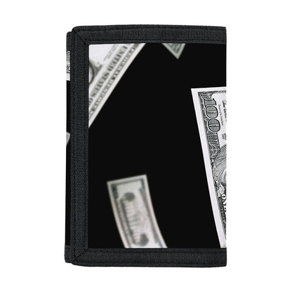 Flying USD Print Trifold Wallet