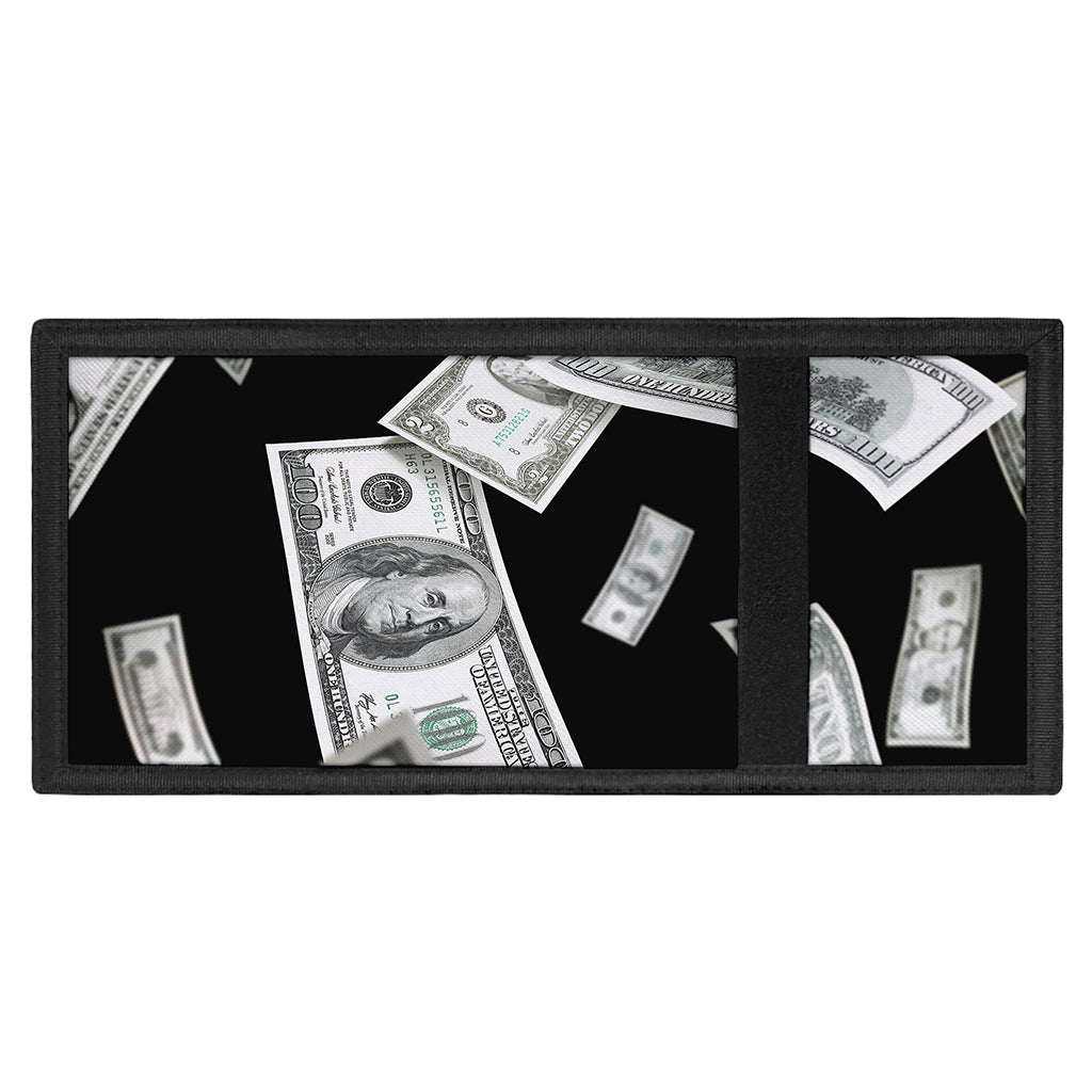 Flying USD Print Trifold Wallet
