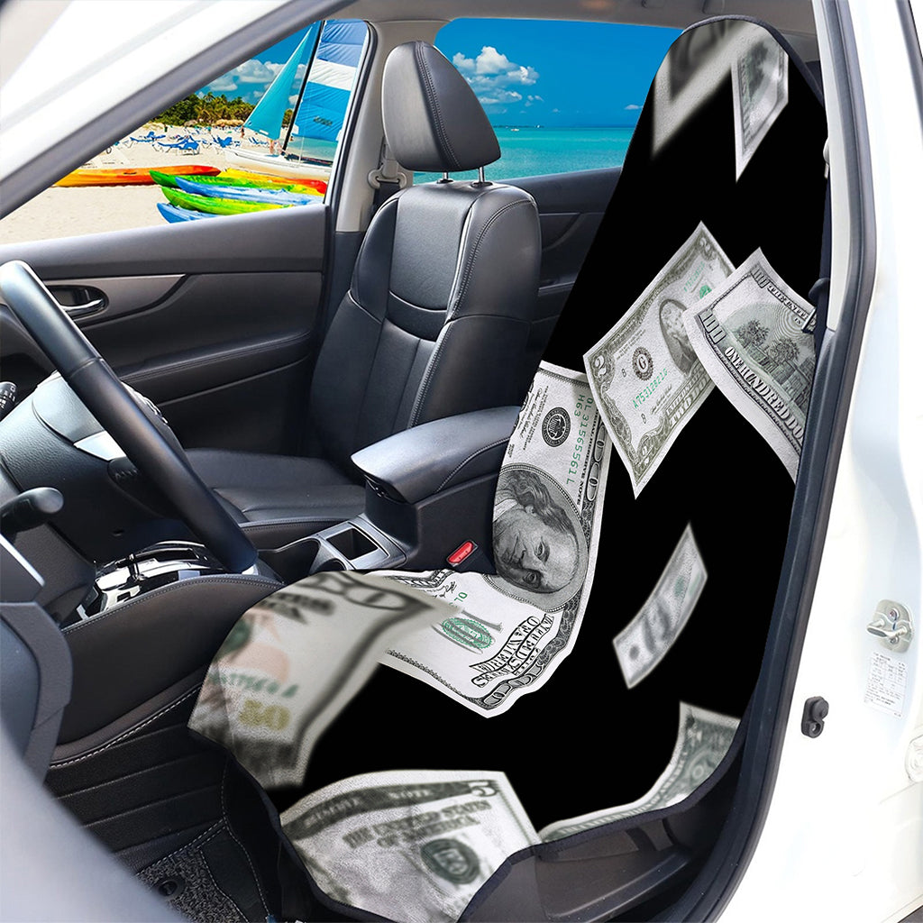 Flying USD Print Waterproof Car Seat Cover