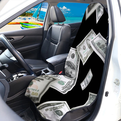Flying USD Print Waterproof Car Seat Cover