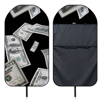 Flying USD Print Waterproof Car Seat Cover