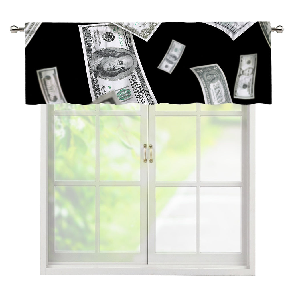 Flying USD Print Window Valance