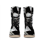 Flying USD Print Winter Boots