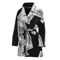 Flying USD Print Women's Bathrobe