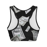 Flying USD Print Women's Sports Bra