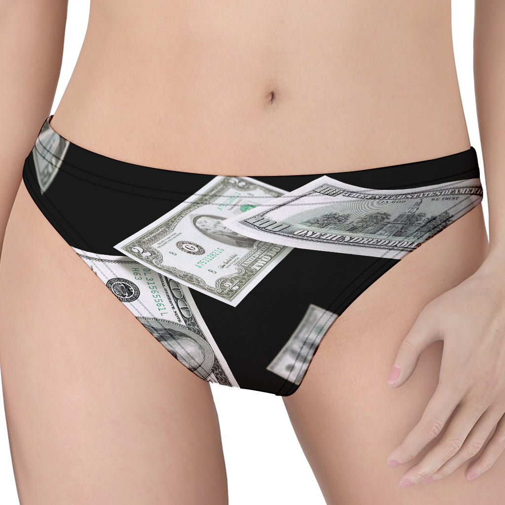 Flying USD Print Women's Thong