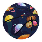 Food Planets Pattern Print Basketball
