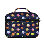 Food Planets Pattern Print Briefcase Bible Bag