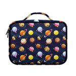 Food Planets Pattern Print Briefcase Bible Bag