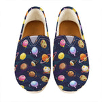 Food Planets Pattern Print Casual Shoes