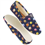 Food Planets Pattern Print Casual Shoes