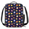 Food Planets Pattern Print Crossbody Lunch Bag