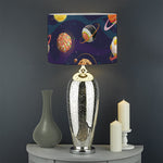 Food Planets Pattern Print Drum Lamp Shade