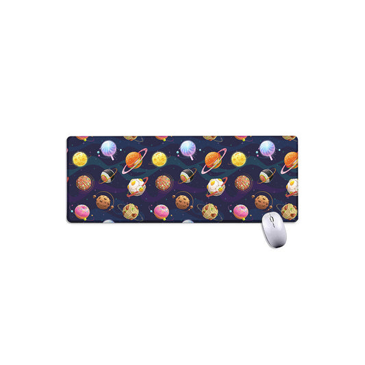 Food Planets Pattern Print Extended Mouse Pad