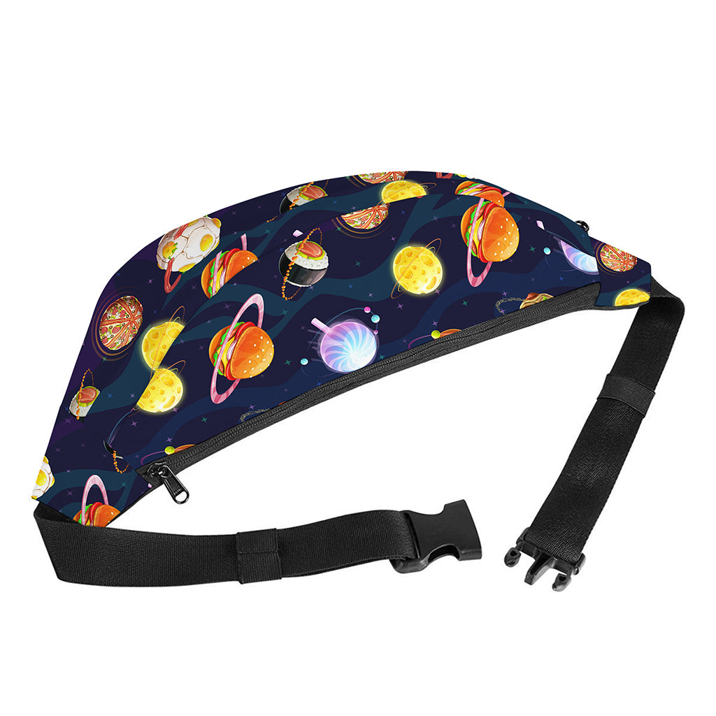 Food Planets Pattern Print Fanny Pack