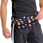 Food Planets Pattern Print Fanny Pack