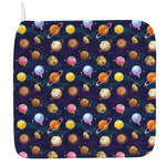 Food Planets Pattern Print Hand Towel